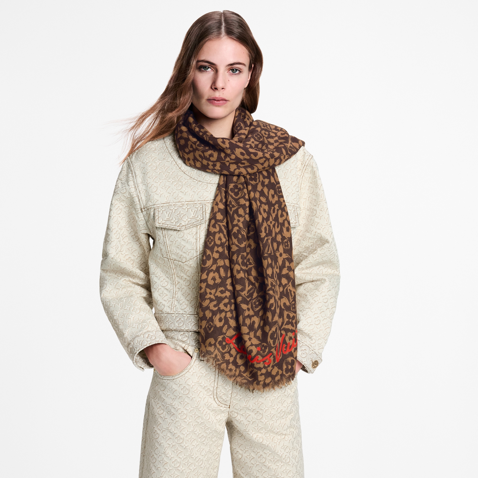 Monogram Overlap Bandana S00 - Men - Accessories | LOUIS VUITTON ®